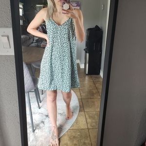 Green Floral dress